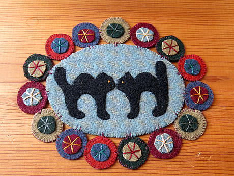 Black Cat Rug Kjerstin
